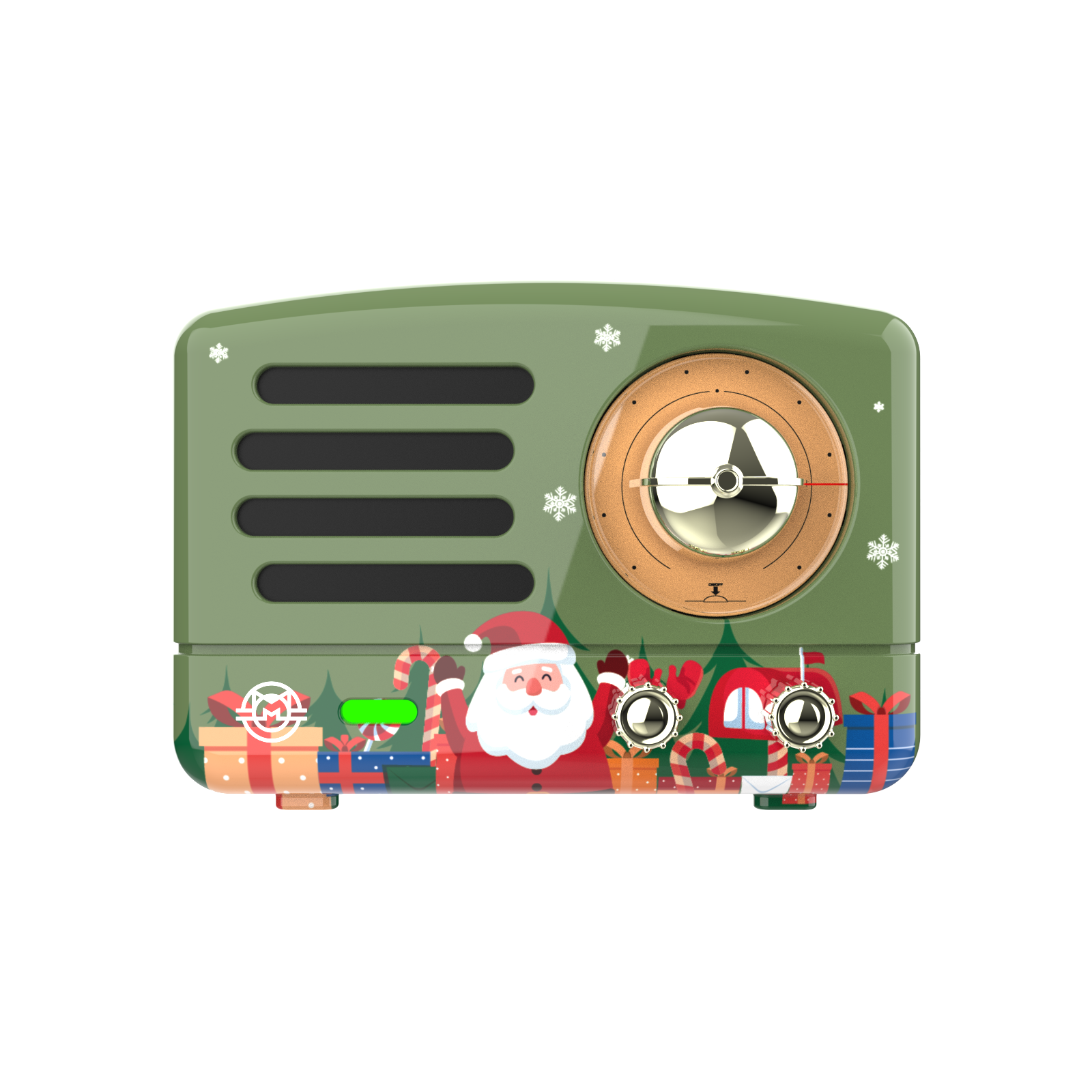 MUZENミューゼン PETA Bluetooth スピーカー  クリスマスグリーン