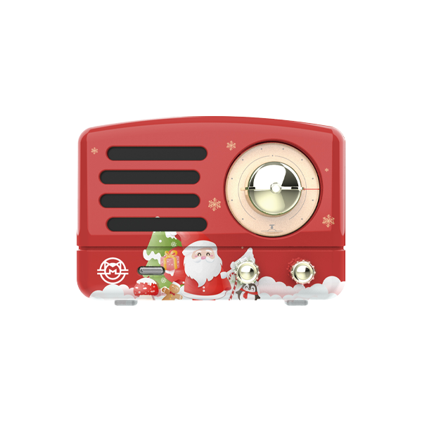 MUZENミューゼン PETA Bluetooth スピーカー クリスマスレッド